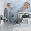 Tapeta Wall Art - Water Life Saturated