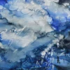Tapeta Wall Art Lago Blue - standaryzowane rolki - obrazek 2