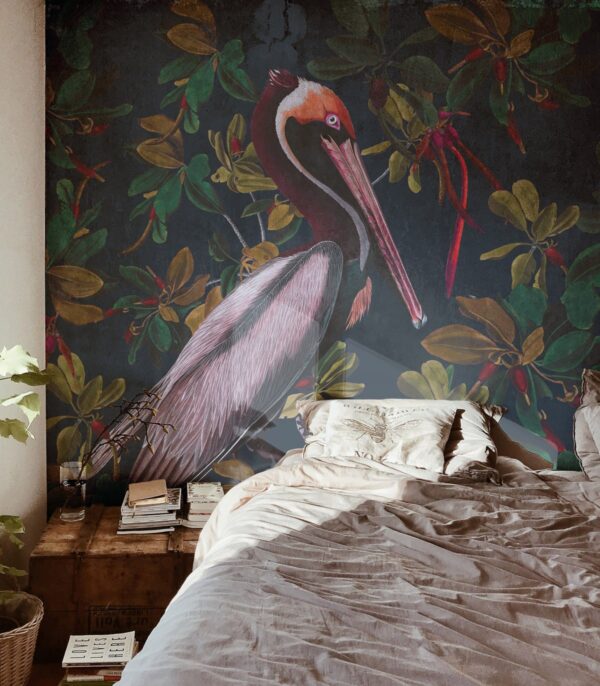 Tapeta Wallcolors - Night Pelicans