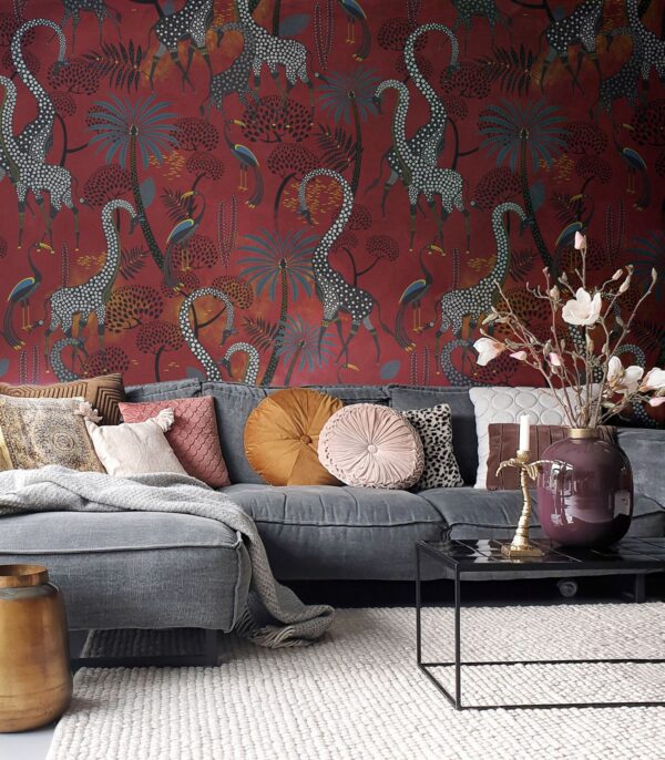 Tapeta Wallcolors - Oriental Giraffe