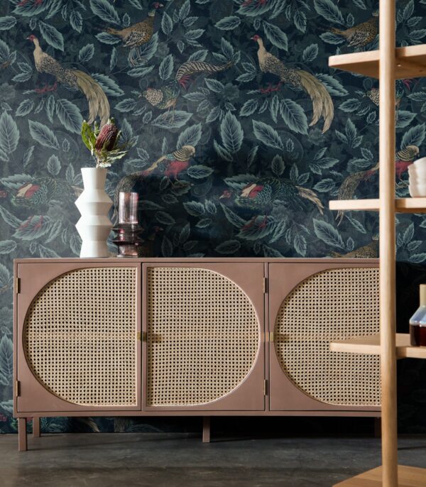Tapeta Wallcolors - Painted Pheasants