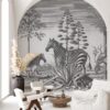 Tapeta Wallcolors - Zebra on Agave