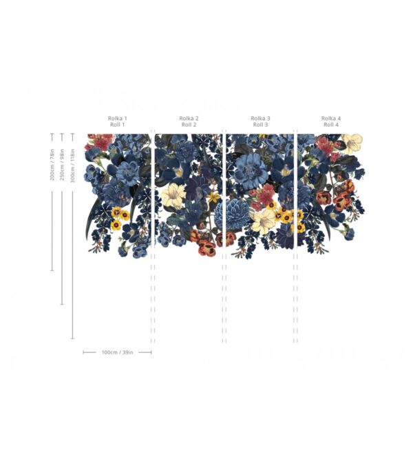 Tapeta Wallcolors - Flowery home wide - obrazek 2