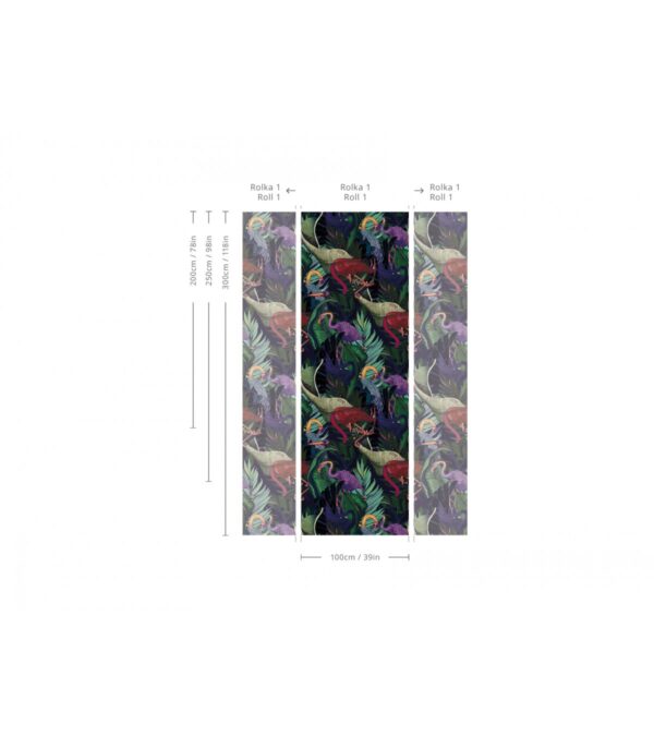 Tapeta Wallcolors - Pelicans - obrazek 2