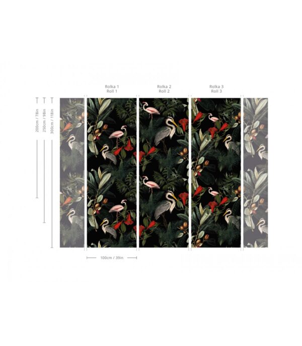 Tapeta Wallcolors - Standing Heron - obrazek 2