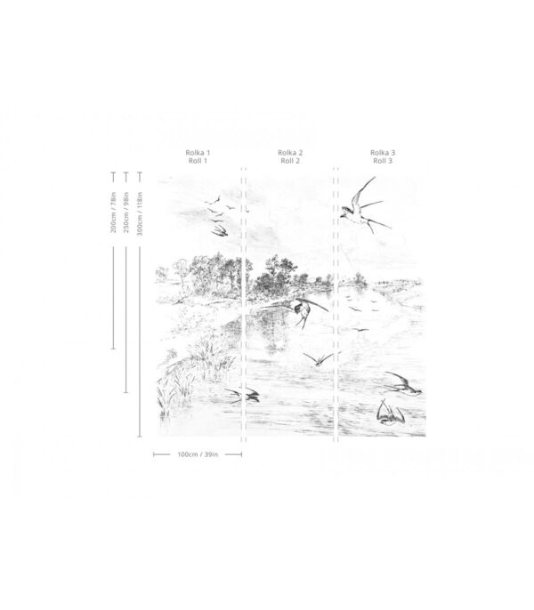 Tapeta Wallcolors - Swallow - obrazek 2