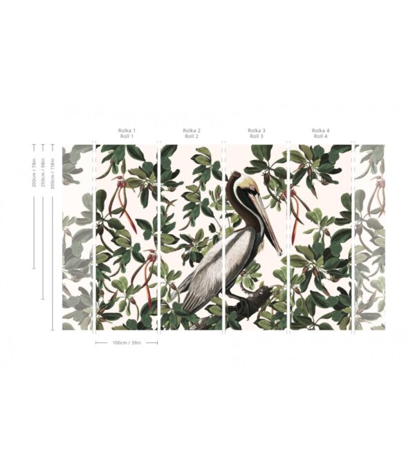 Tapeta Wallcolors - Spring Pelicans - obrazek 2